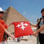 Michela e Alessandra - Piramidi di Giza, Cairo