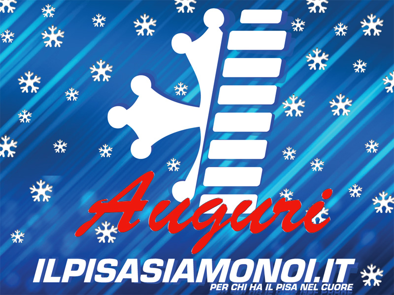 il Pisa siamo Noi Logo Auguri Natale